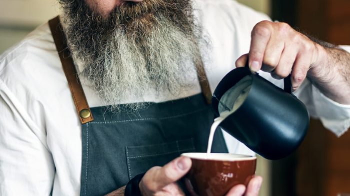 Barista Pouring Coffee