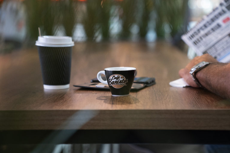 Café Barista Serving premium quality coffee in Curacao
